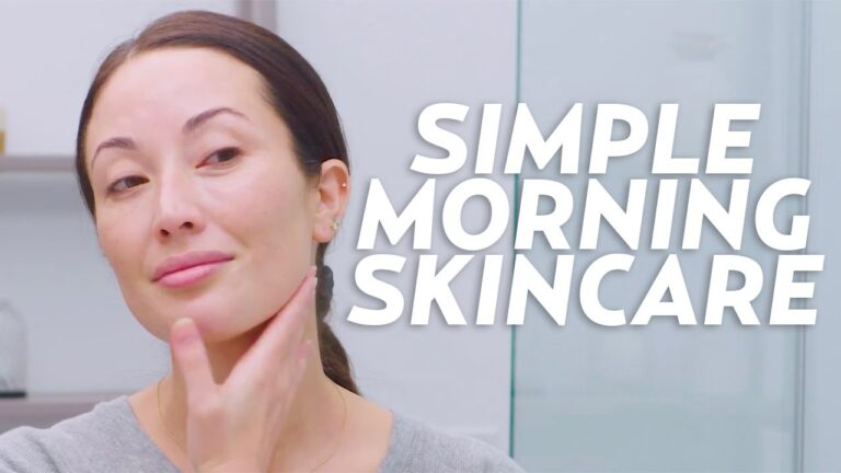 simple morning skincare routine